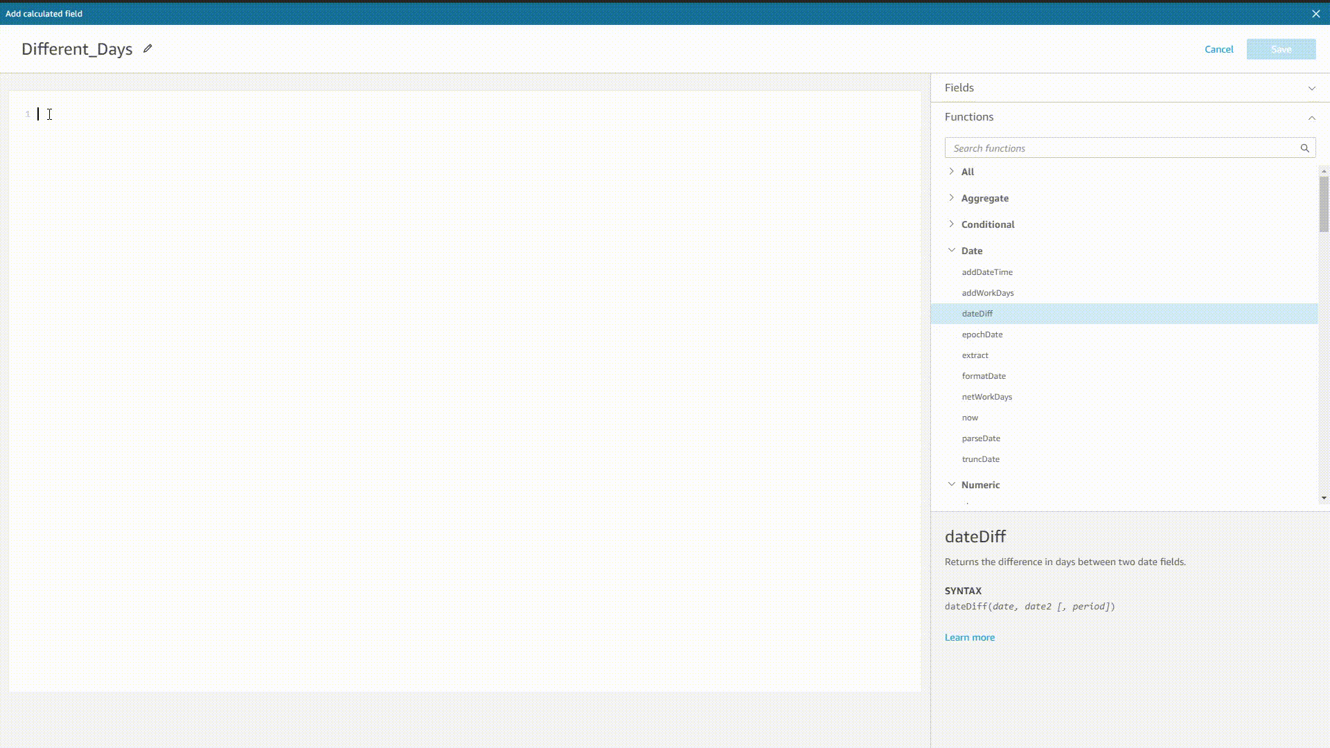 GIF Figure 2-35 Prompt - Amazon QuickSight